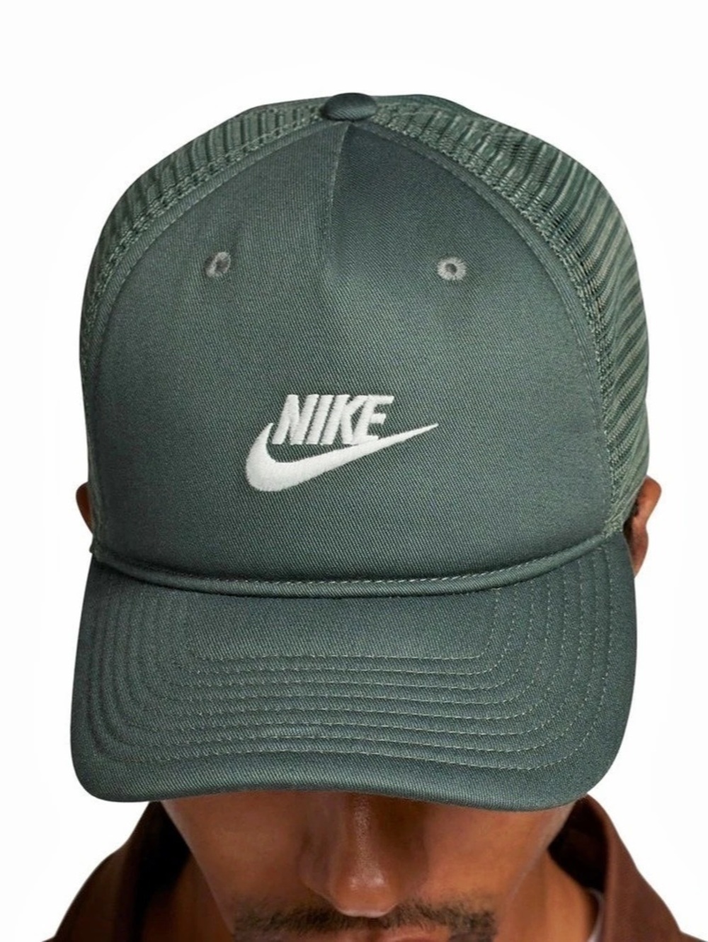 Nike Rise Structured Trucker Cap Green L/XL Vintage Green NWT